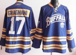 Buffalo Sabres 17 GRAGNANI nhl blue jersey