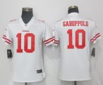 Women 49ers #10 Jimmy Garoppolo nike white Color Rush Limited Jersey