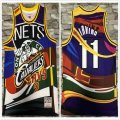 Brooklyn Nets #11 Kyrie Irving rainbow NBA basketball Jerseys-S8