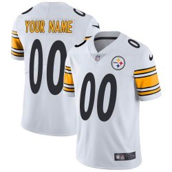 Customized Steelers white nike Color Rush Limited Jersey