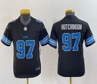 Youth Nike Detroit Lions #97 Aidan Hutchinson black Vapor F.U.S.E. Limited Jersey -BD