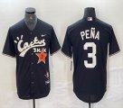 Nike Houston Astros #3 Jeremy Pena black majestic baseball jerseys Joint name -BD