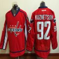 Washington Capitals #92 Evgeny Kuznetsov red ice hockey Jerseys