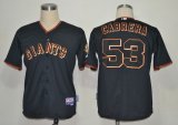 San Francisco Giants Melky Cabrera #53 Black MLB Jerseys