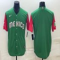 2023 World Cup Mexico blank green majestic baseball jerseys