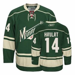 Minnesota Wild 14# HAVLAT green NHL jerseys