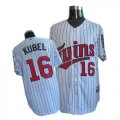 Minnesota Twins 16# Kubel White mlb jersey