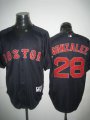 Mlb Boston Red Sox 28 GONZALEZ black jersey