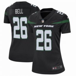 Women Nike New York Jets #26 Le Veon Bell black Color Rush Limited Jersey-BD