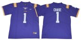 LSU Tigers Odell #1 Chase NCAA Football Jersey - purple