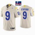 Youth Nike Rams Matthew Stafford #9 beige Color Rush Limited Jersey