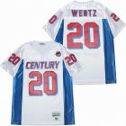 CARSON WENTZ #20 WHITE HIGH SCHOOL FOOTBALL JERSEY