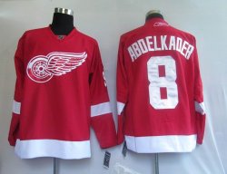 Deroit Red wings 8# Abdelkader Red NHL Jerseys