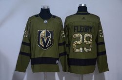 Adidas Vegas Golden Knights #29 Marc Andre Fleury green hockey Jersey