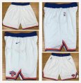 Nike New York Knicks white nba shorts