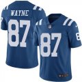 Men Indianapolis Colts #87 Reggie Wayne Nike blue Color Rush Limited Jersey