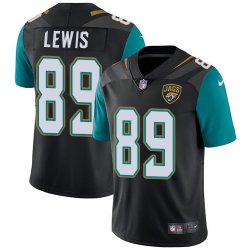 Jacksonville Jaguars ##89 Marcedes Lewis black nike Color Rush Limited Jersey