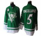 2011 NHL Pittsburgh Penguins 5 ENGELLAND green Jersey