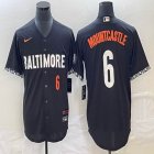 Nike Baltimore Orioles #6 Ryan Mountcastle black majestic baseball jersey city version-BD 02