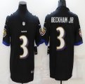 Baltimore Ravens #3 Odell Beckham Jr. black Color Rush Limited Jersey