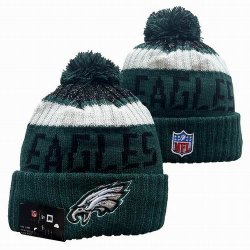 2024 NPhiladelphia Eagles green white NFL Sports Cuffed Knit Hats 03