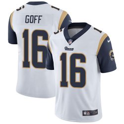 Nike Rams #16 Jared Goff white Color Rush Limited Jersey