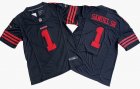 San Francisco 49ers 1# Deebo Samuel Nike Black Vapor F.U.S.E. Limited Jersey