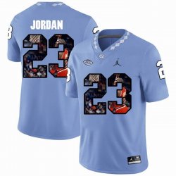 North Carolina Tar Heels Michael Jordan #23 skybue Printing fashion version college football jersey