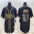 Nike New England Patriots #10 Jonathan Jones black nfl and baseball jerseys Joint name-BD 01