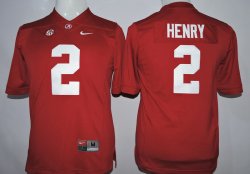 Youth Alabama Crimson Tide #2 Derrick Henry red College Football Limited Jerseys