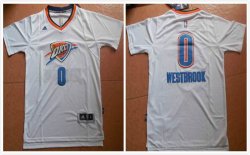 Oklahoma City Thunder Russell Westbrook #0 adidas 2014-15 Pride Swingman Jersey - White