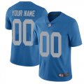 Customized Lions blue nike Color Rush Limited Jersey