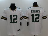 Youth Green Bay Packers #12 Aaron Rodgers Nike white Color Rush Limited Jersey