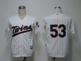 MLB Jerseys Minnesota Twins 53 Blackburn Cream