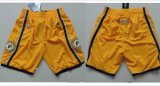 adidas Indiana Pacers yellow nba shorts