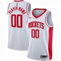 Customized Houston Rockets white basketball jerseys