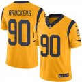 Nike Rams #90 Michael Brockers Gold Color Rush Limited Jersey