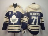 Toronto Maple Leafs CLARKSON 71 blue NHL Hooded Sweatshirt