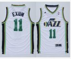 Adidas Utah Jazz #11 Dante Exum white basketball Jersey