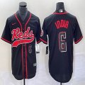 Nike Cincinnati Reds #6 Jonathan India black majestic baseball jerseys Joint name-BD 07