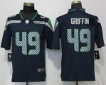 Seattle Seahawks #49 Shaquem Griffin Nike blue Color Rush Limited Jersey