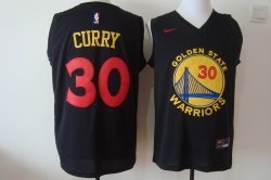 Golden State Warriors #30 Stephen Curry Black fashion NBA Jersey