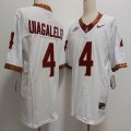 Florida State Seminoles #4 DJ Uiagalelei White college football jerseys