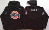 Ohio State Buckeyes Black HAWK NCAA Hooded Sweatshirt