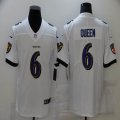 Nike Baltimore Ravens #6 Patrick Queen white Color Rush Limited Jersey