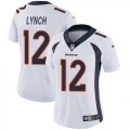 Women Denver Broncos #12 Lynch Nike white Color Rush Limited Jerseys