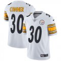 Youth Nike Steelers #30 James Conner white Color Rush Limited Jersey