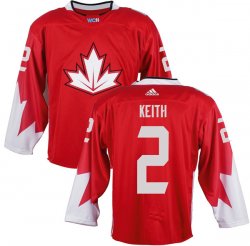 Canada 2016 World Cup #2 Duncan Keith red Hockey jerseys