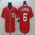 Washington Nationals 6 Anthony Rendon red majestic baseball Jerseys