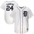 Detroit Tigers 24# Cabrera White jersey